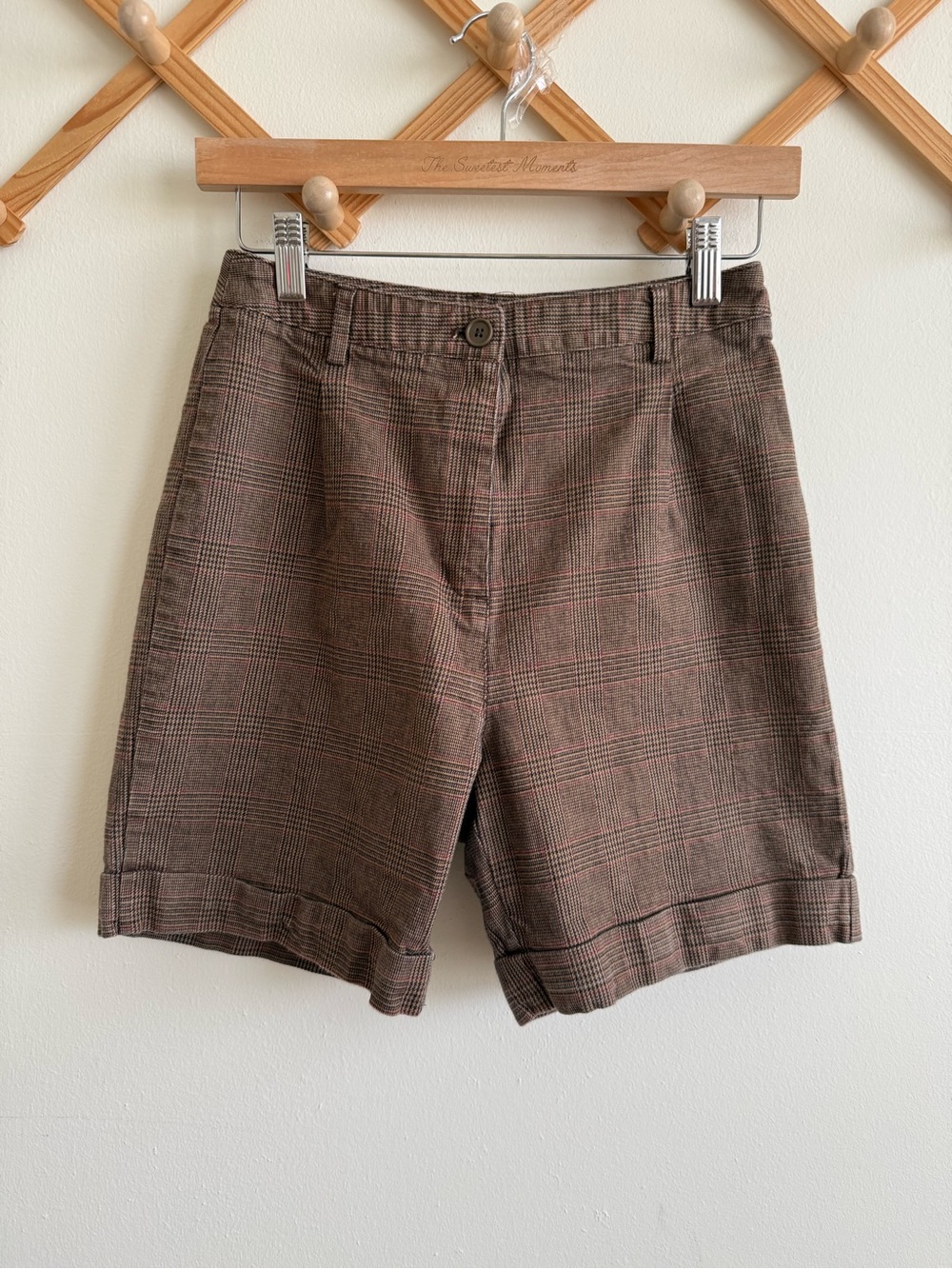 Brandy Melville Highwaisted Houndstooth Shorts